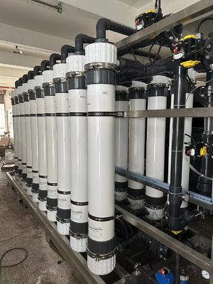 ราคาดี ระบบ PVDF Membrane Ultrafiltration สําหรับการบําบัดน้ําเสียอุตสาหกรรม ออนไลน์