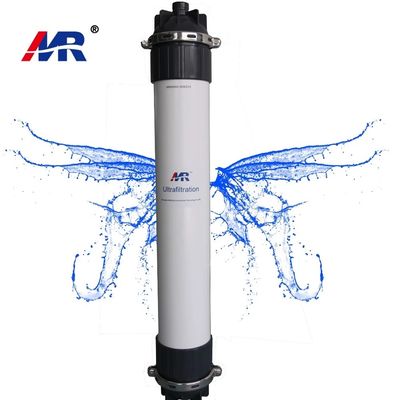 ราคาดี ผนัง UF ที่ทนต่อสารเคมีที่มีพื้นที่พื้นผิว 10-77m2 และอัตราการไหลของ 40-120LMH ออนไลน์