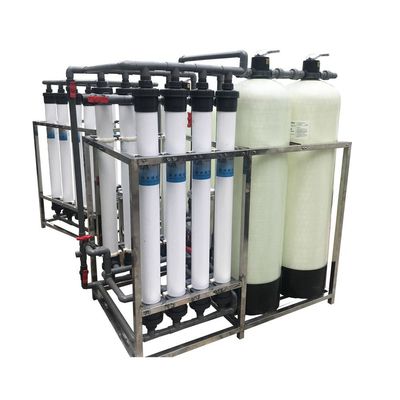 ราคาดี ระบบน้ําอุตสาหกรรม Ultrafiltration การทําความสะอาดตัวเองใน SS304 / วัสดุ PVC ออนไลน์