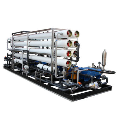 ราคาดี เครื่องกรองสื่อหลายเครื่อง ระบบกําจัดเกลือน้ําทะเล Siemens S7 ปกครองโดย PLC ออนไลน์