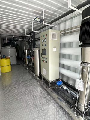 ราคาดี 25m3 ต่อชั่วโมง ระบบ RO ที่ติดถังด้วยปั๊ม Grundfos / CNP ออนไลน์