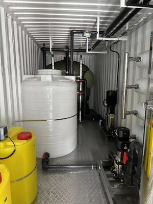 ราคาดี 5-7 ขั้นตอน ระบบ RO ที่อยู่ในถัง 38kw ด้วยปั๊ม Grundfos / CNP ออนไลน์