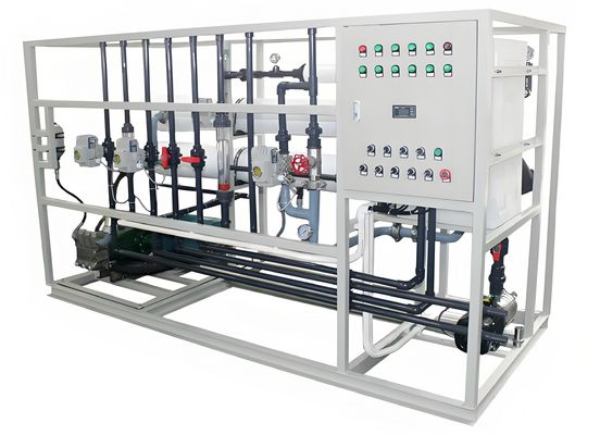 ราคาดี เครื่องล้างเกลือจากน้ําทะเลที่ควบคุมด้วย PLC ของซีเมนส์ S7 100 ถึง 1000 M3/วัน ออนไลน์