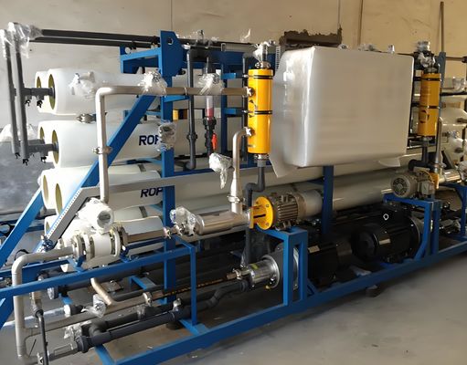 ราคาดี Danfoss / Grundfos ระบบปั๊มปัดเกลือน้ําทะเล ด้วยความดันการทํางาน 6.5Mpa ออนไลน์
