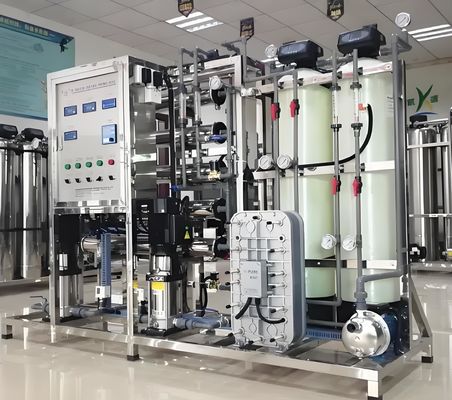 ราคาดี Siemens S7 PLC RO EDI ระบบบําบัดน้ํา ด้วย Filmtec / Toray Membrane ออนไลน์