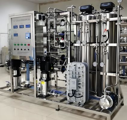 ราคาดี ระบบ RO EDI 2 ขั้นตอน ด้วยการควบคุม PLC Siemens S7 และ UPVC / SS304 ออนไลน์
