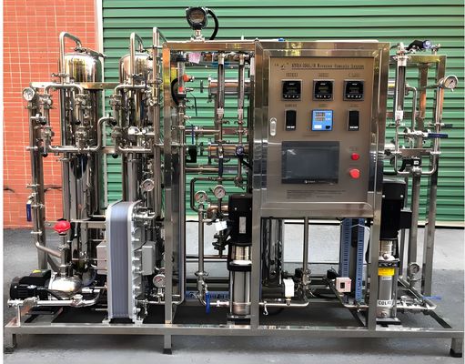 ราคาดี 2m3/Hr ความจุ EDI ระบบน้ําสะอาดด้วย Siemens S7 PLC ออนไลน์