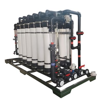 ราคาดี พานควบคุมเหล็กไร้ขัด ระบบ Ultrafiltration เครื่องทําความสะอาดน้ํา 80-90% อัตราการฟื้นฟูสําหรับน้ําดื่ม ออนไลน์